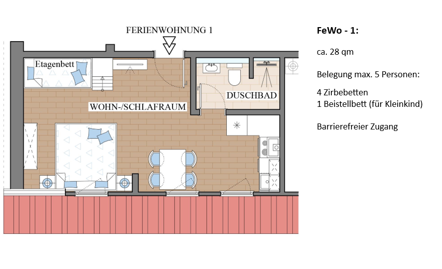 FeWo 1 – Grundriss