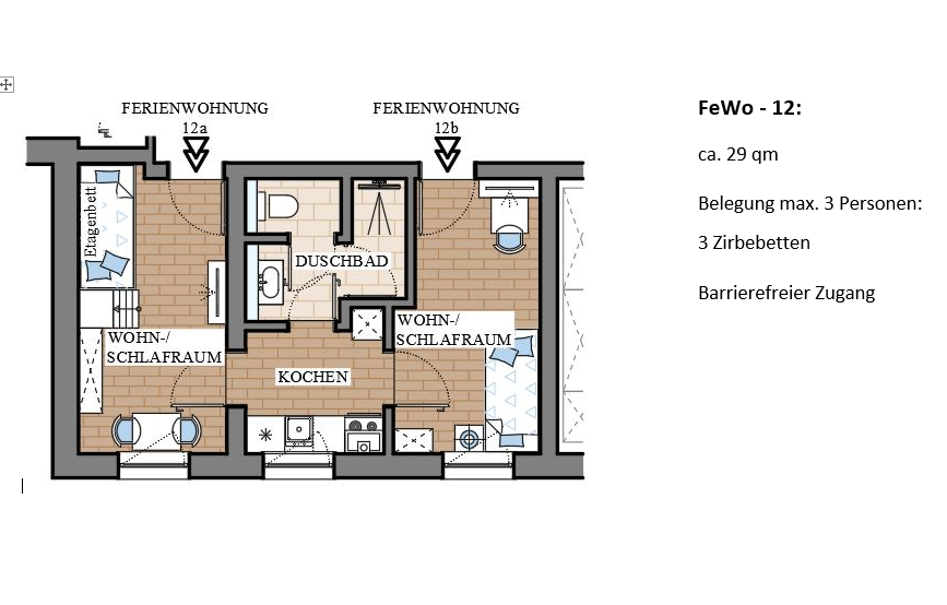 FeWo 12 – Grundriss