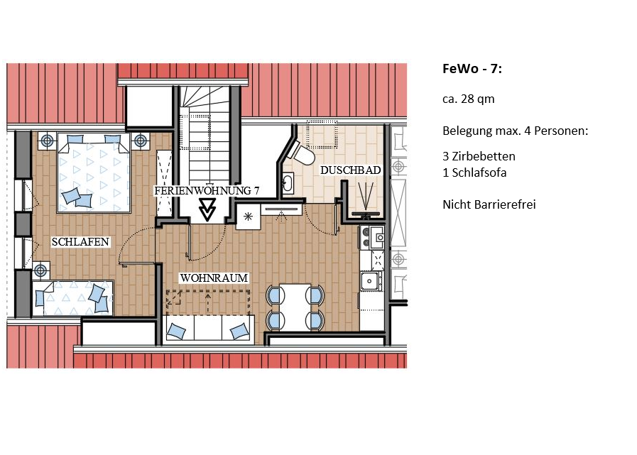 FeWo 7 – Grundriss
